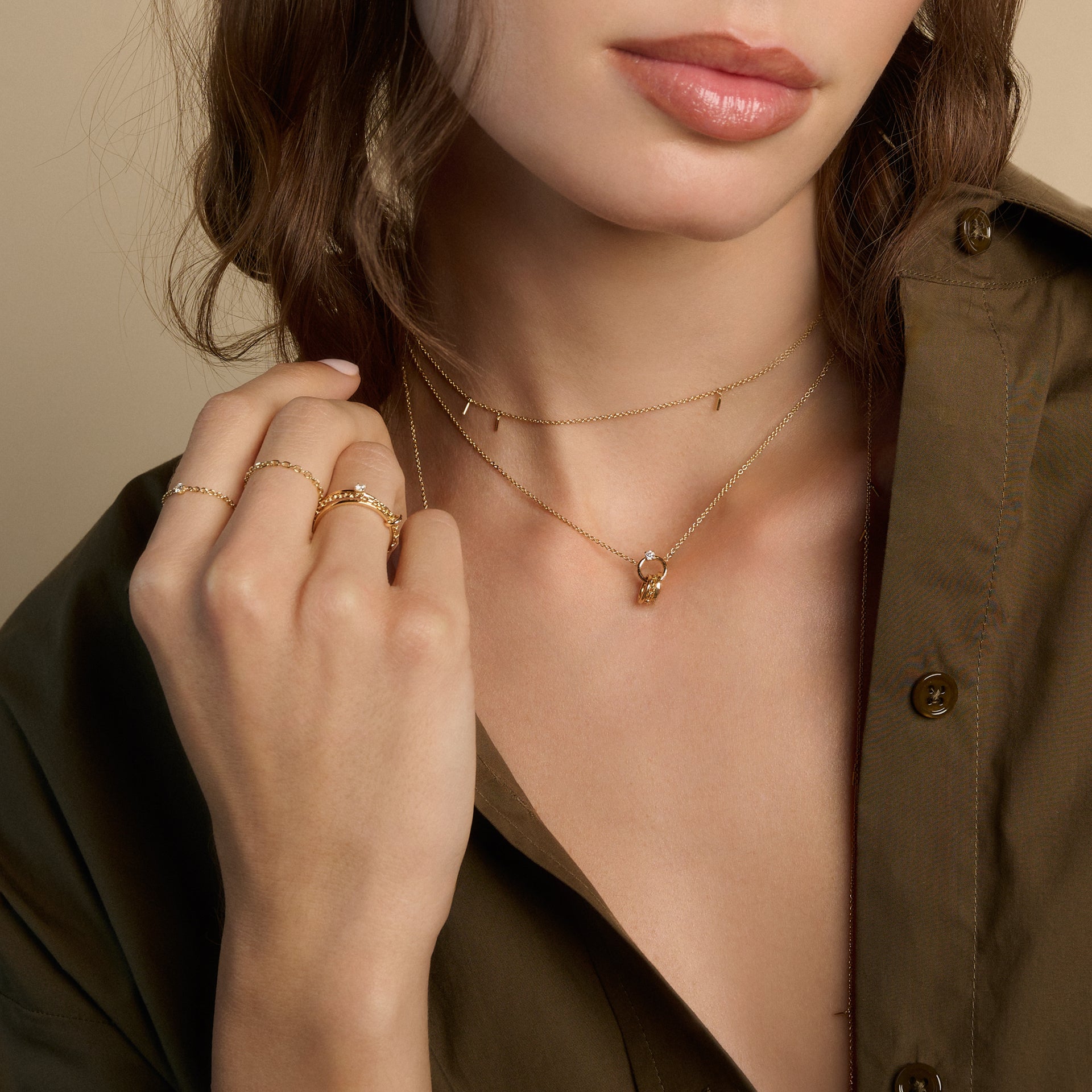 Circle Solitaire Ring