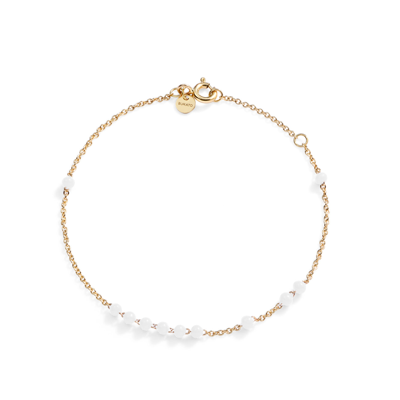 White Dots Y Bracelet