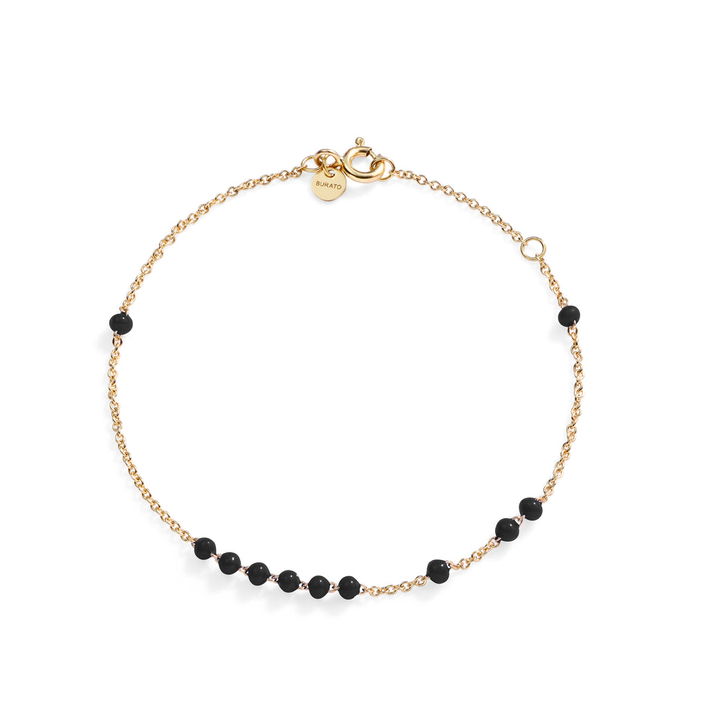 Black Dots Y Bracelet
