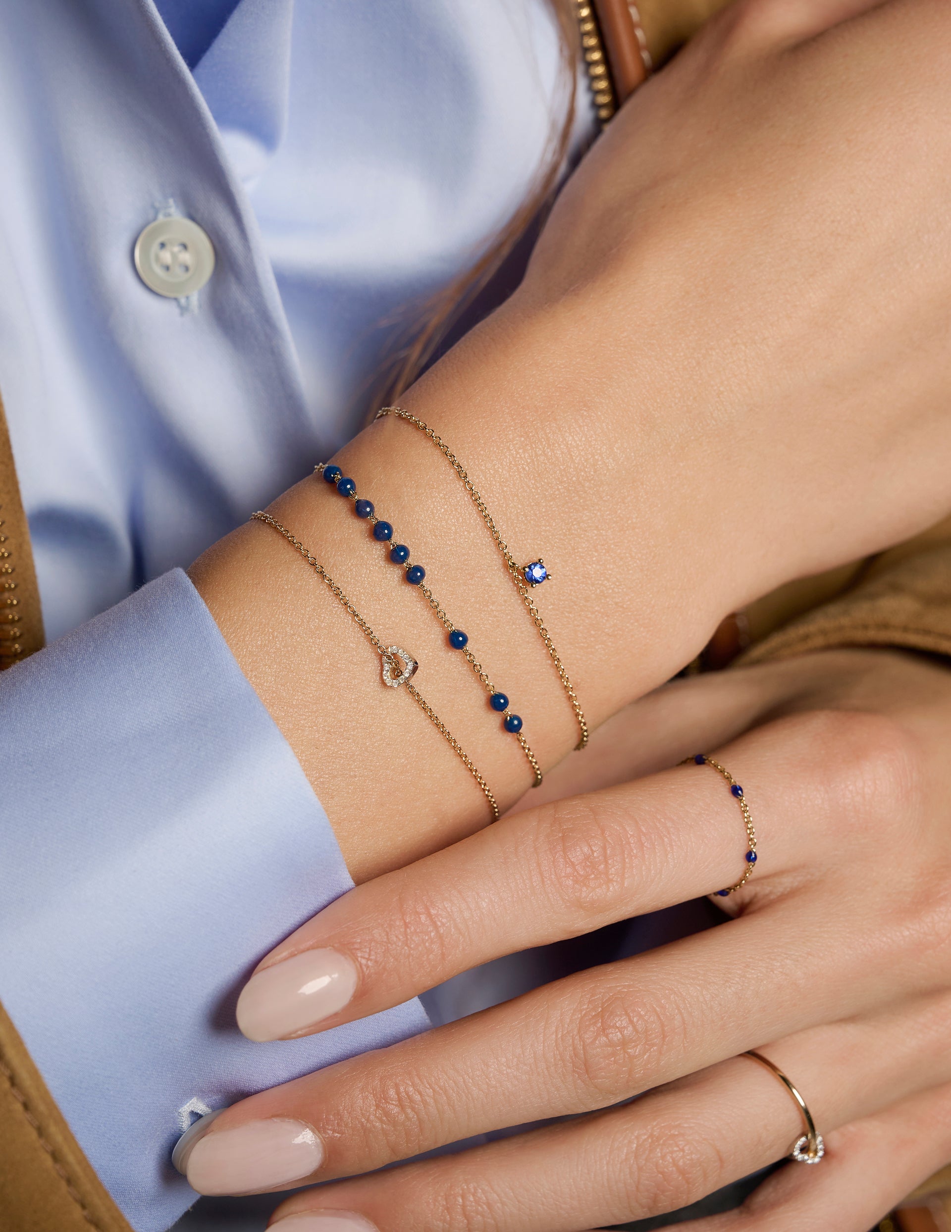 Blu Dots Y Bracelet