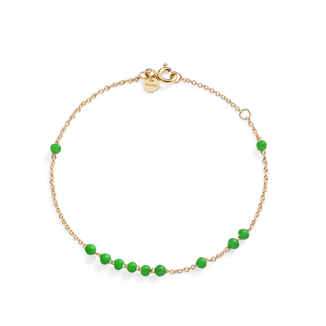 Green Dots Y Bracelet