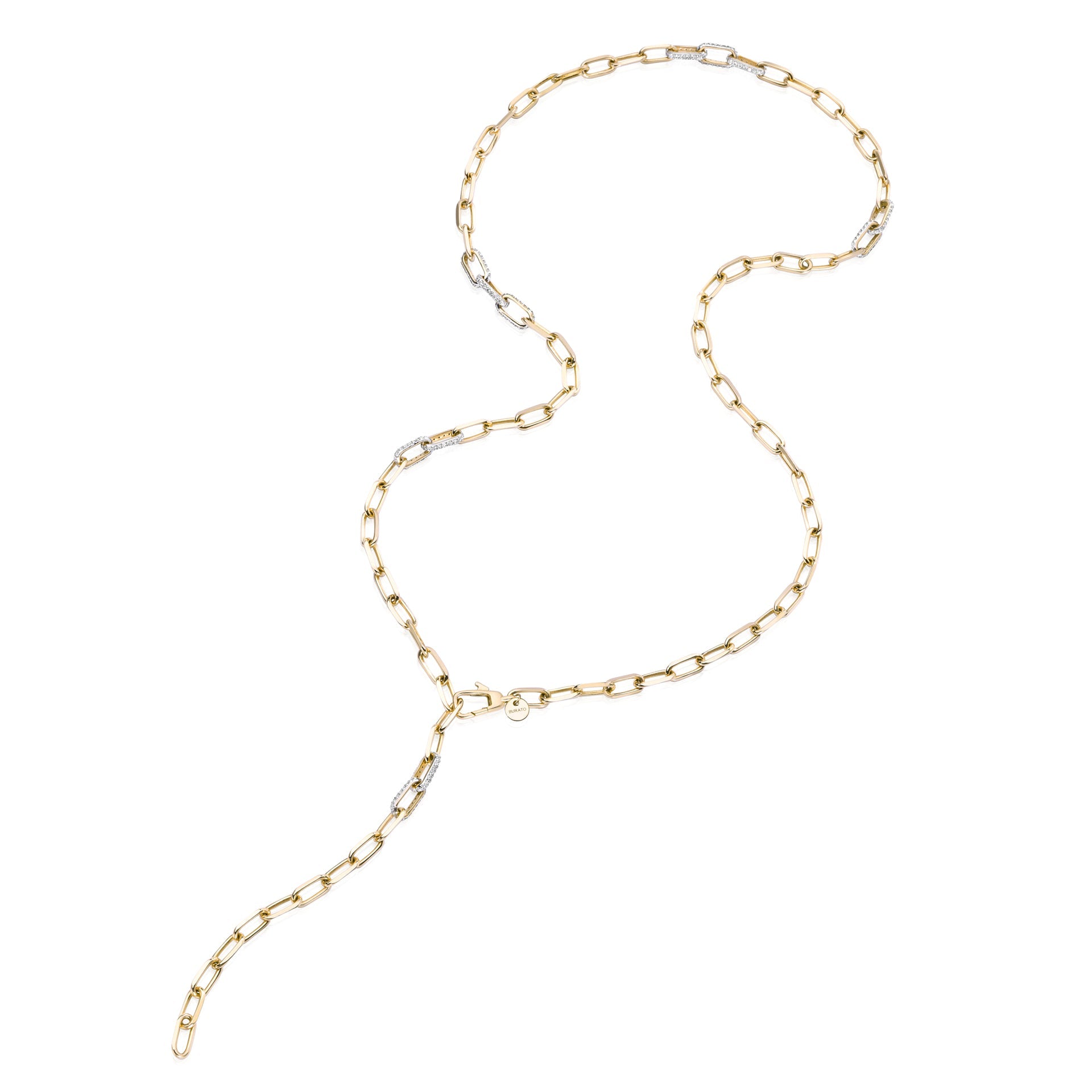 Yellow Long Chain Fine Necklace