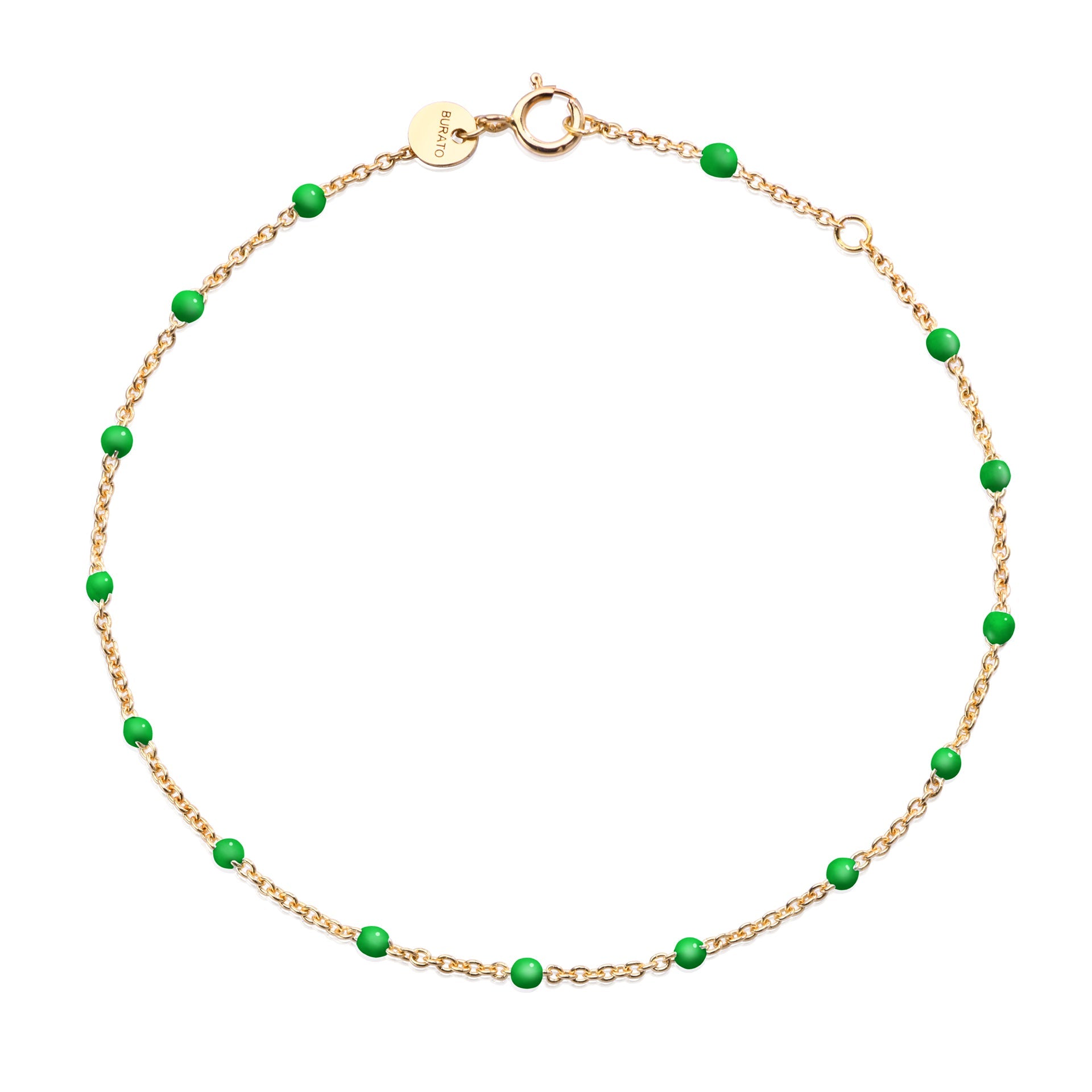 Yellow Green Dots Bracelet