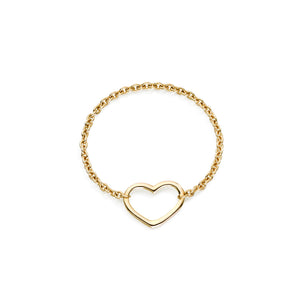 Soft Heart Yellow Ring