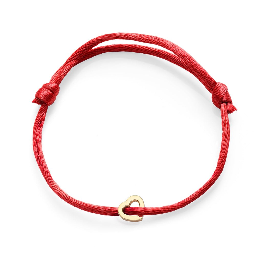 Con Amore Y Red Ribbon Bracelet