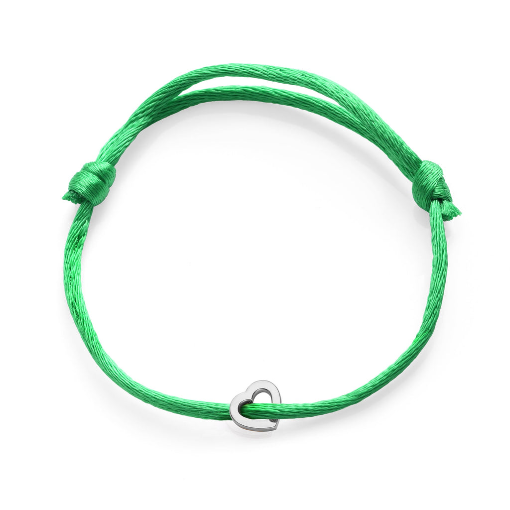 Con Amore W Green Ribbon bracelet