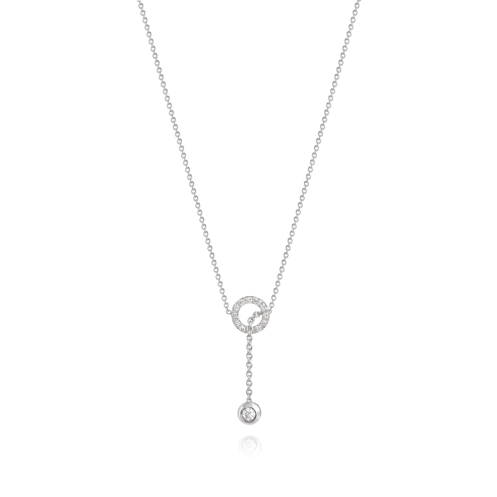 Solitaire Bubble W Necklace