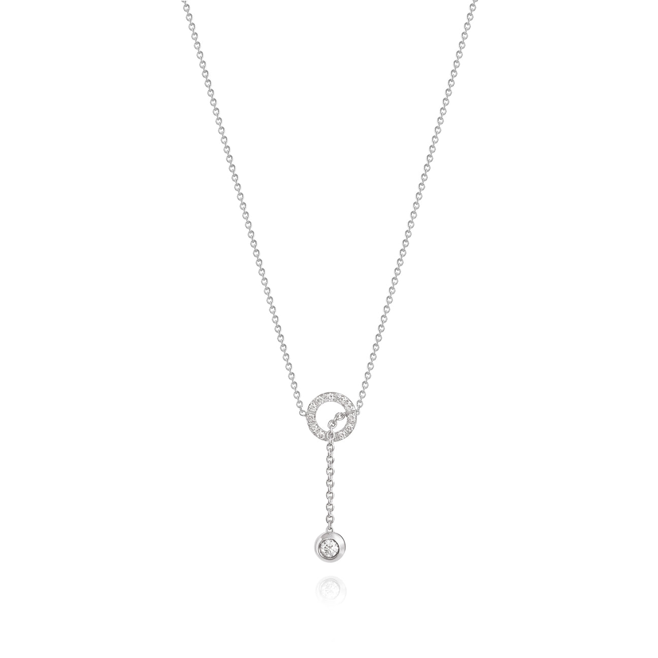 Solitaire Bubble W Necklace