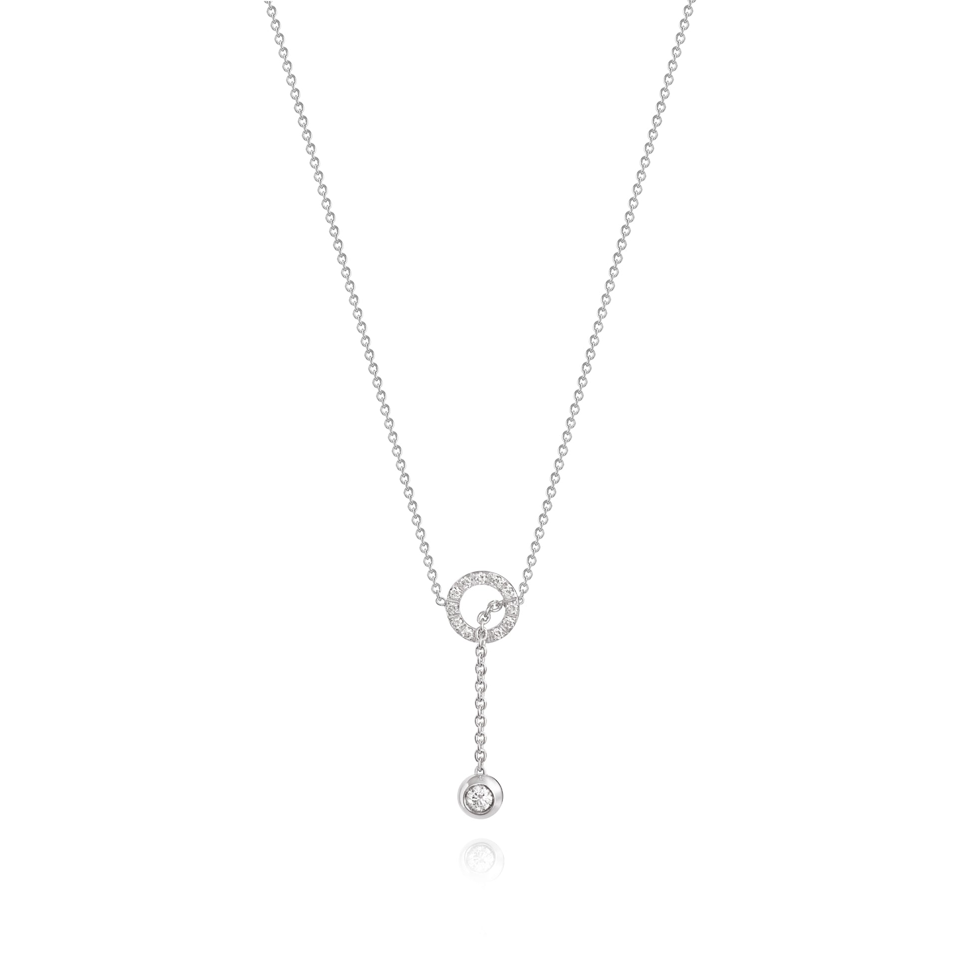 Solitaire Bubble W Necklace