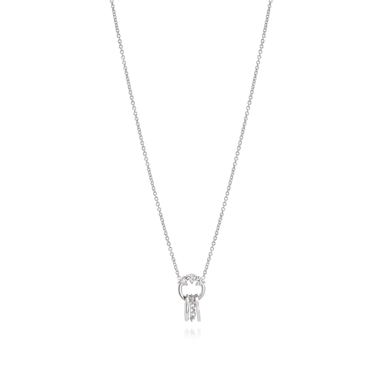 Circle Trilogy W Necklace