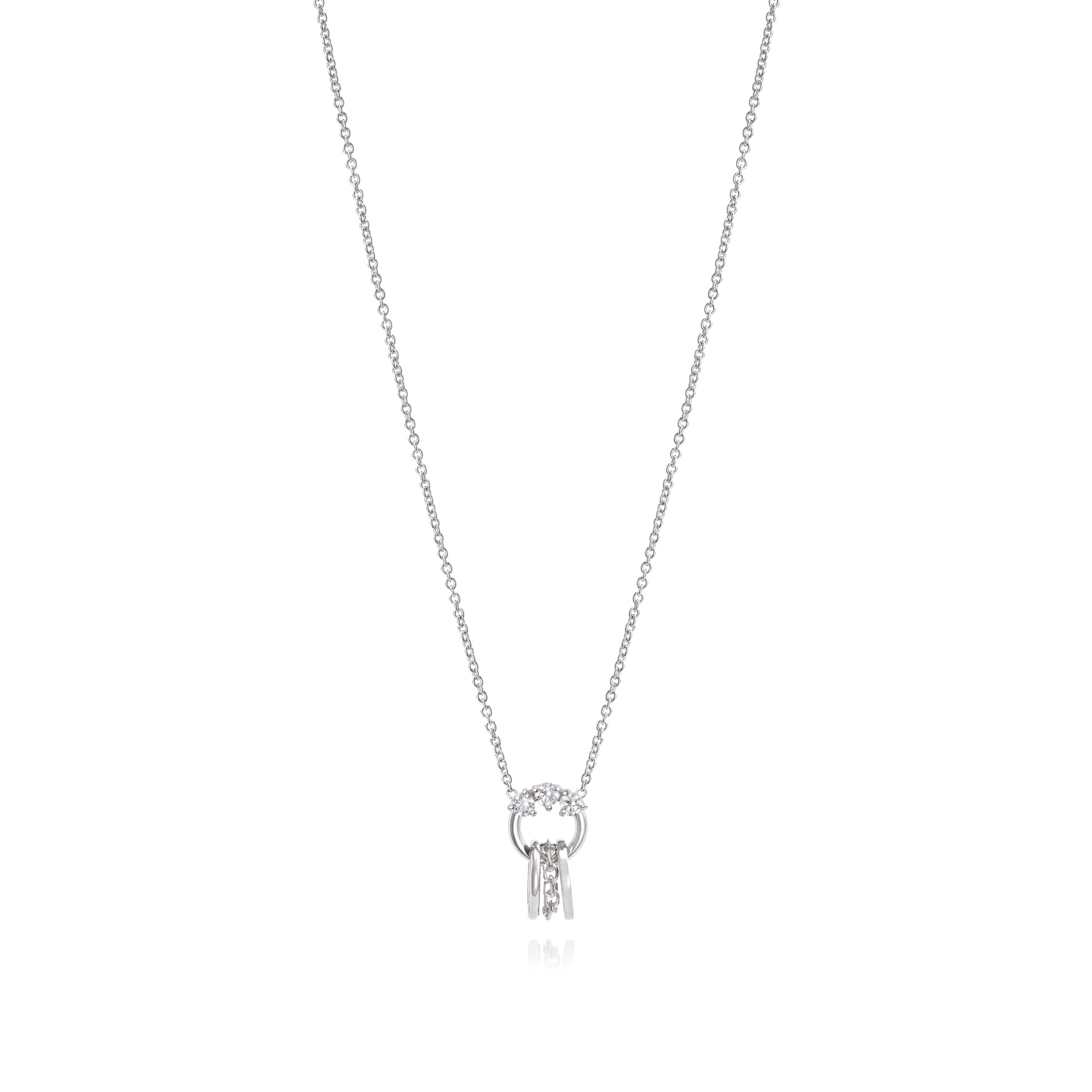 Circle Trilogy W Necklace