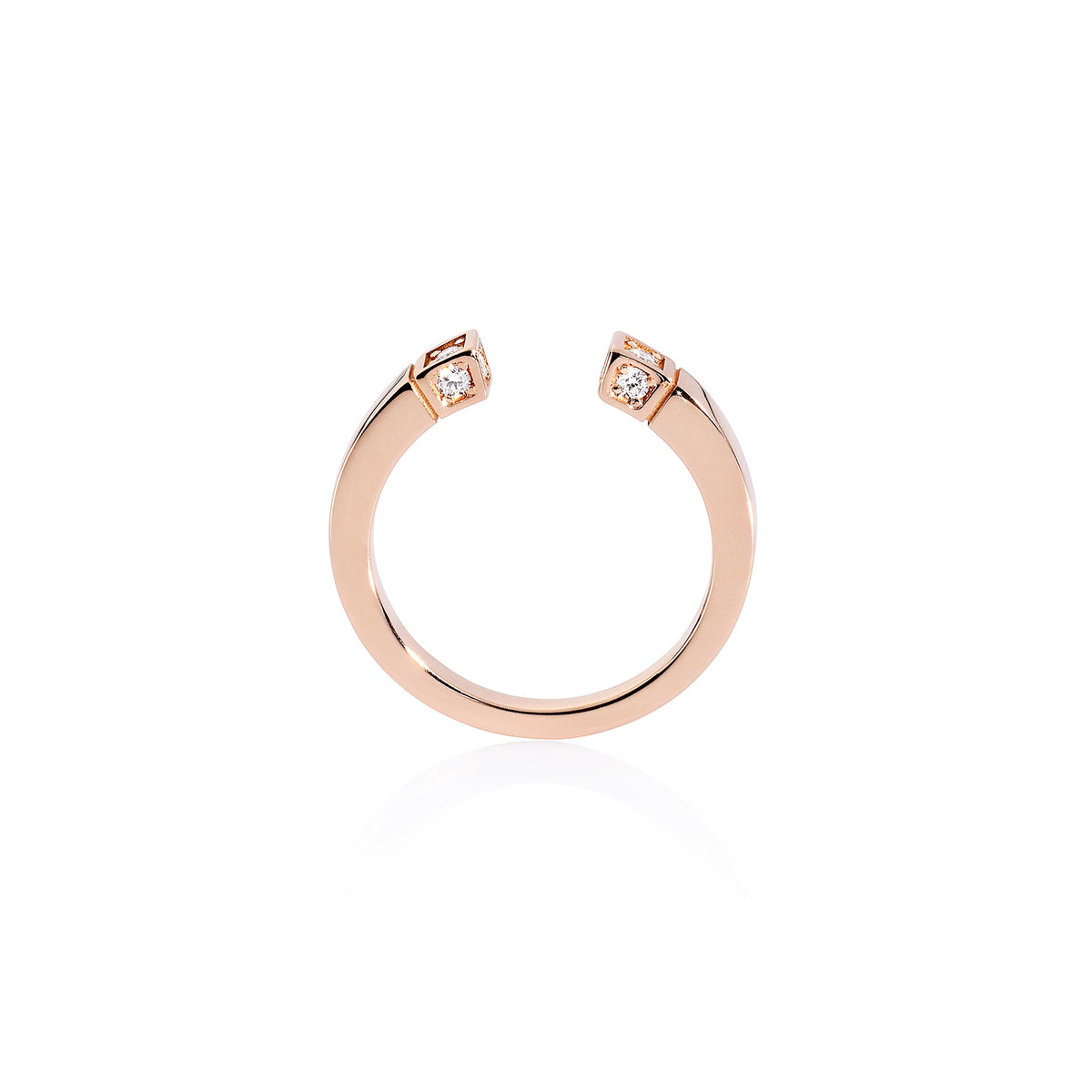 Ring in 18 K Rose Gold and Diamonds | Pink Linea Fine - Burato