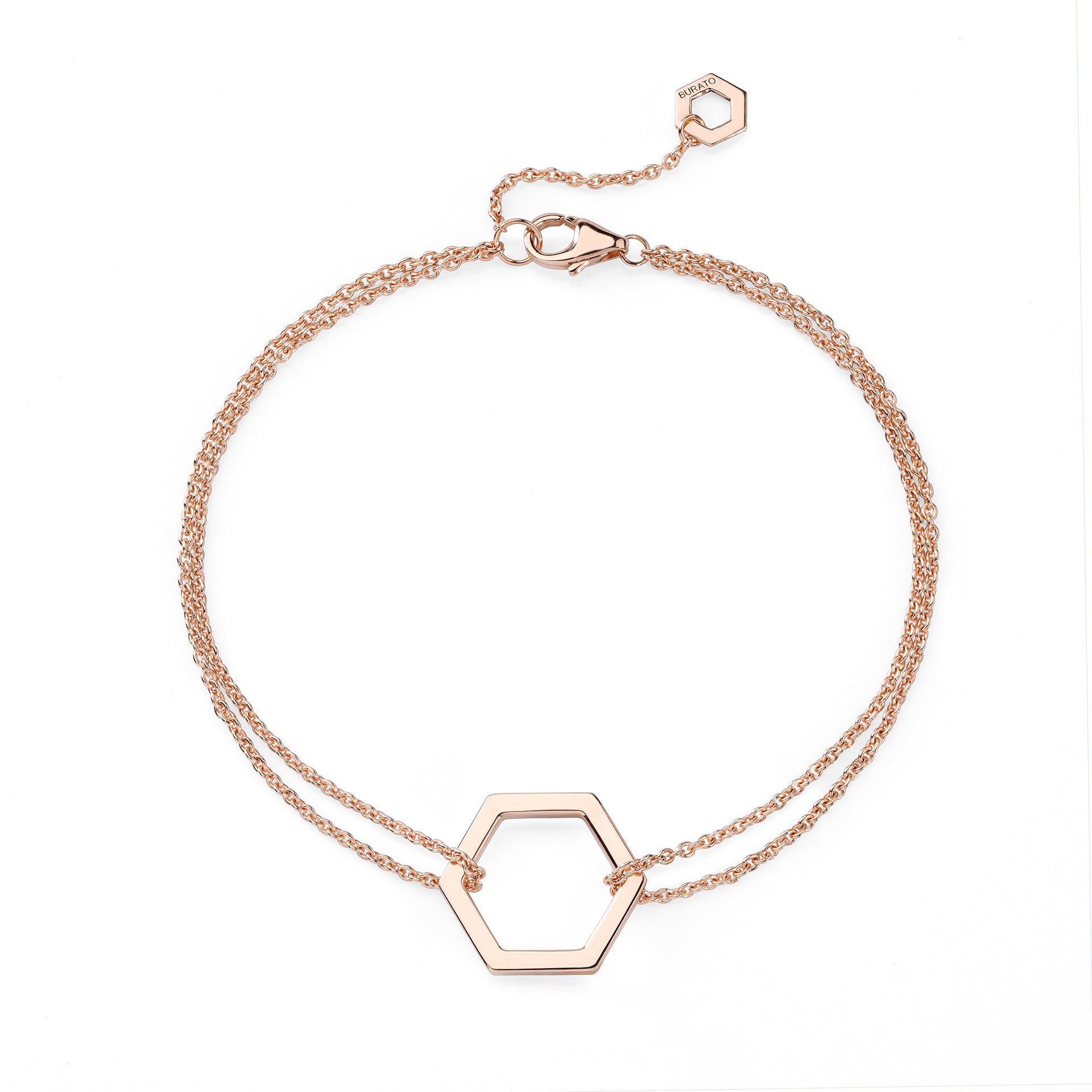 Bracelet Amuleto Pink Gold Chain M