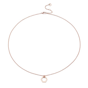 Necklace Amuleto Pink Gold S
